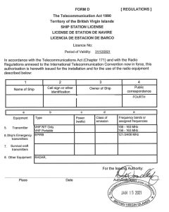 How do I get an FCC Radio License for the USVI? – Commercial Vessel  Licensing Authority Virgin Islands